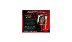 Janice Hunter Voice Over Artist UVOS Audience Favorite Logo